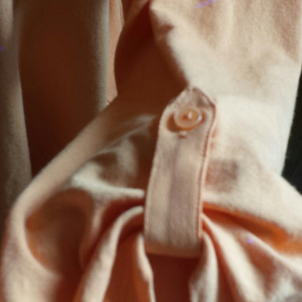 SOLD!💖Dreamsicle top 3/4 sleeve  EUC button roll - Picture 7 of 8